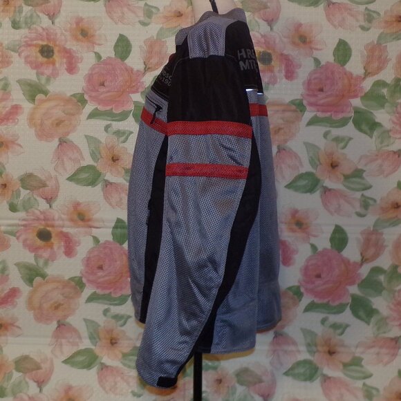 Harley Davidson Diffusion Color blocked Mesh Riding Jacket - Picture 4 of 7